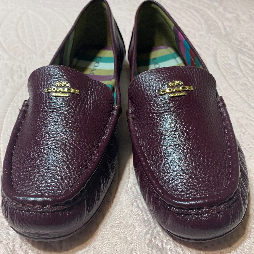 Coach Loafers - Dark Cranberry
